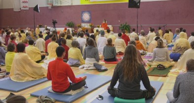 Meditation with Vishwaguruji