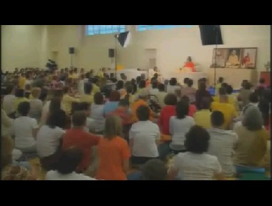 Swamijis satsang from Ashram in Ljubljana, Slovenia