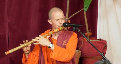 Meditation with flute