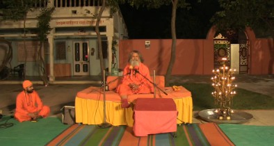 Diwali satsang with Vishwaguruji