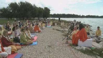 Morning satsang from Umag, Croatia