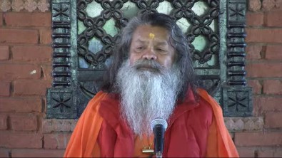 Swamiji in Shiva Temple in Pokhara (1/3)